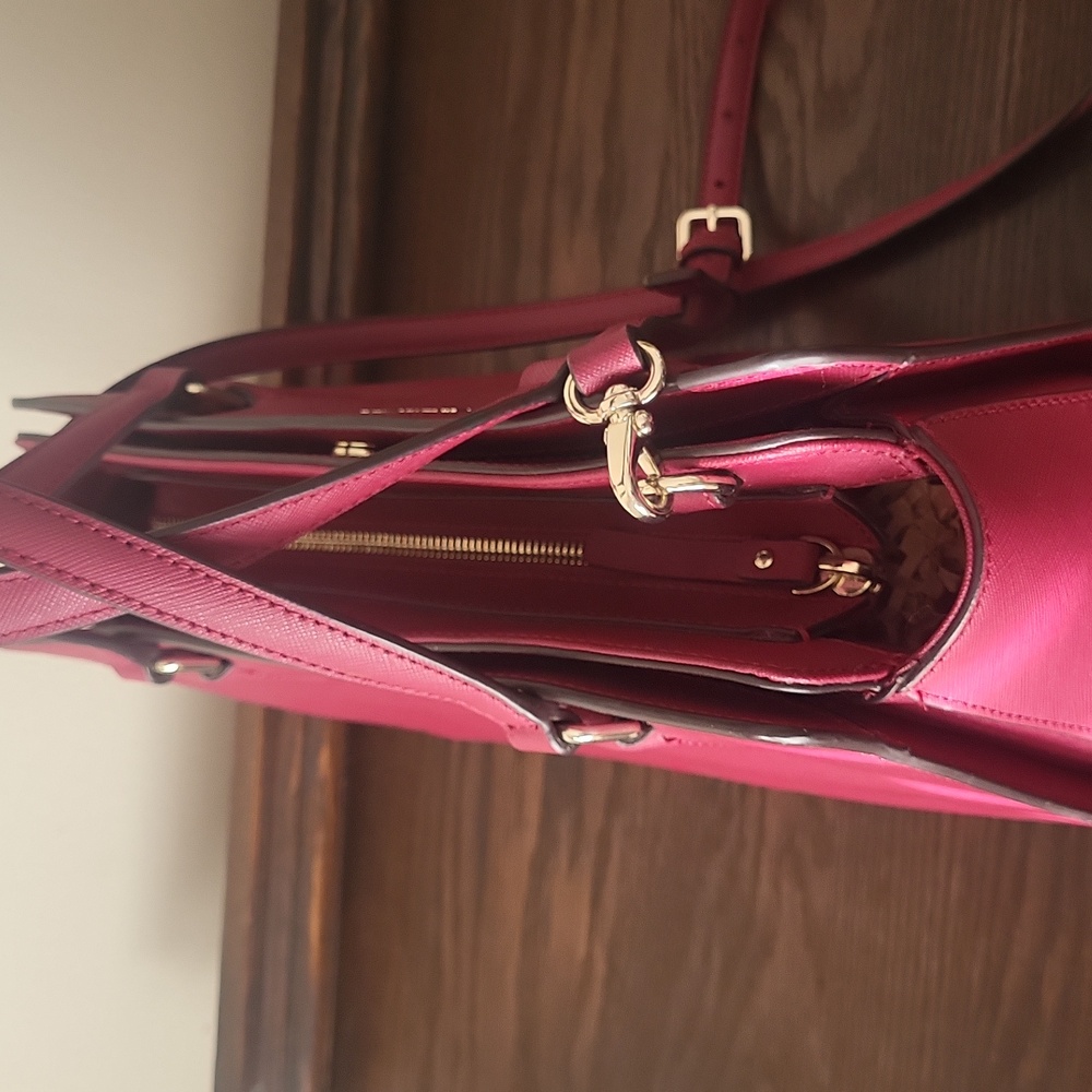 Kate Spade Burgendy Crossbody Satchel Bag - Picture 5 of 11